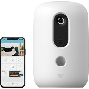 INSTACHEW Purechew Snack Cat & Dog Treat Dispenser, HD Camera, White