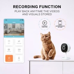 INSTACHEW Puresight Mini HD Pet Camera, White slide 2 of 6