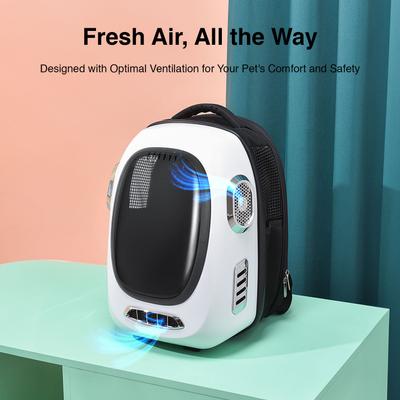 Show full view: INSTACHEW Trekpod App Enabled Cat Carrier, White slide 5 of 10