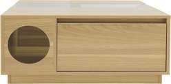 INSTACHEW YUME Coffee Table Cat Condo, Oak