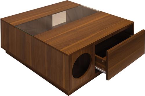 Show full view: INSTACHEW YUME Coffee Table Cat Condo, Walnut slide 3 of 3