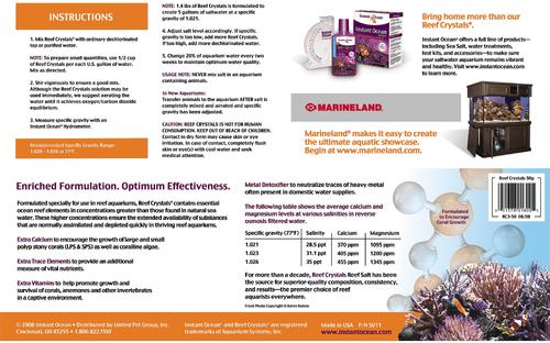 Show full view: Instant Ocean Reef Salt for Aquariums, 160-gal slide 4 of 9
