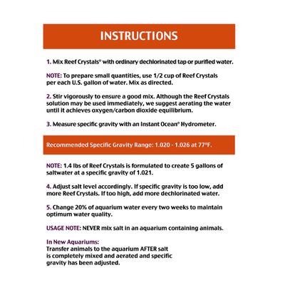 Show full view: Instant Ocean Reef Salt for Aquariums, 160-gal slide 5 of 9