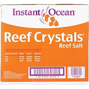 Instant Ocean Reef Salt for Aquariums, 200-gal