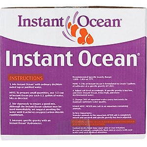 Instant Ocean Sea Salt for Aquariums, 200-gal