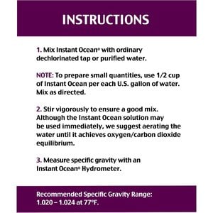 Instant Ocean Sea Salt for Aquariums, 50-gal