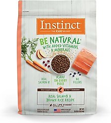 Instinct Be Natural Adult Real Salmon & Brown Rice Recipe Dry Dog Food, 24-lb bag