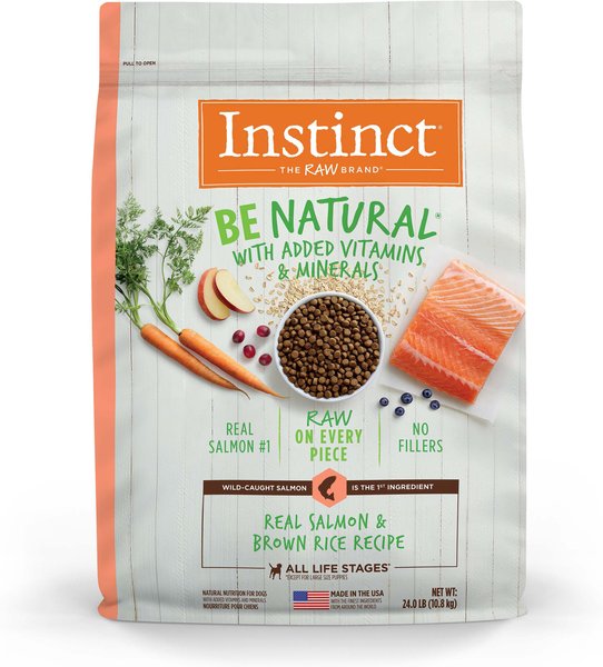 Instinct Be Natural Adult Real Salmon & Brown Rice Recipe Dry Dog Food
