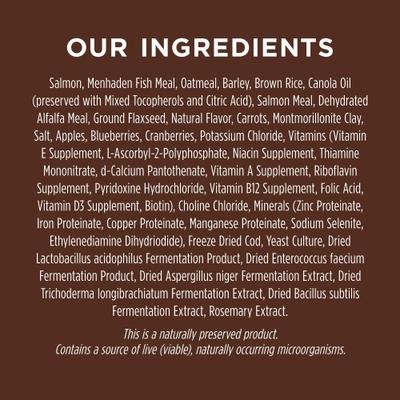 Show full view: Instinct Be Natural Adult Real Salmon & Brown Rice Recipe Dry Dog Food, 24-lb bag slide 8 of 12