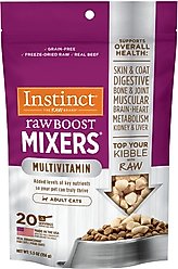 Instinct Boost Mixers Multivitamin Grain-Free Freeze-Dried Raw Adult Cat Food Topper, 5.5-oz bag