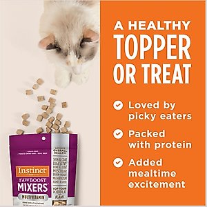 Instinct Boost Mixers Multivitamin Grain-Free Freeze-Dried Raw Adult Cat Food Topper, 5.5-oz bag