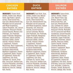 Instinct Chicken, Duck & Salmon Entree Variety Pack Grain-Free Flaked Wet Cat Food, 3-oz can, case of 12 slide 2 of 9