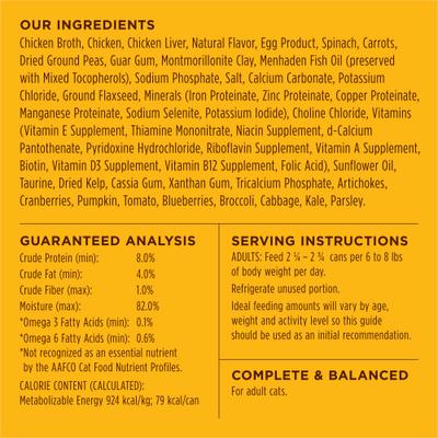 Show full view: Instinct Chicken Entree Grain-Free Flaked Wet Cat Food, 3-oz can, case of 24 slide 7 of 10