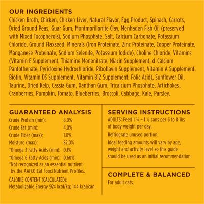 Show full view: Instinct Chicken Entree Grain-Free Flaked Wet Cat Food, 5.5-oz can, case of 12 slide 7 of 10