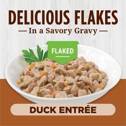 Instinct Duck Entree Grain-Free Flaked Wet Cat Food, 5.5-oz can, case of 12 slide 2 of 8