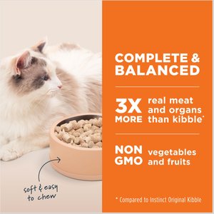 Instinct Freeze-Dried Raw Meals Grain-Free Cage-Free Chicken Recipe Cat Food, 9.5-oz bag