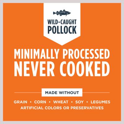 Show full view: Instinct Freeze-Dried Raw Meals Grain-Free Wild-Caught Alaskan Pollock Recipe Cat Food, 9-oz bag slide 8 of 11