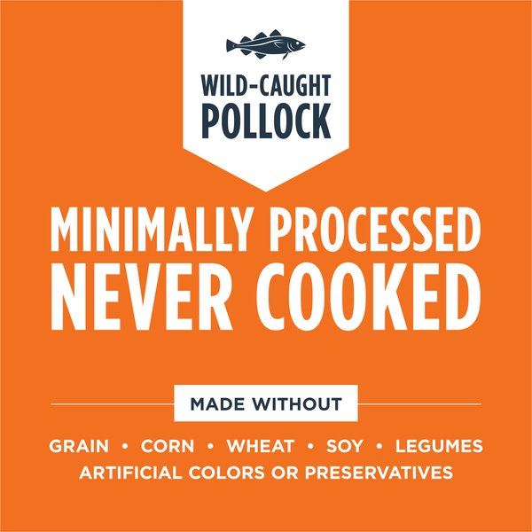Show full view: Instinct Freeze-Dried Raw Meals Grain-Free Wild-Caught Alaskan Pollock Recipe Dog Food, 9-oz bag slide 8 of 10
