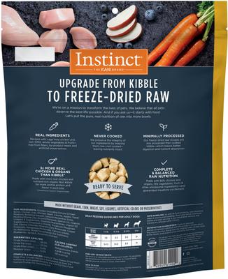 Show full view: Instinct Freeze-Dried Raw Meals Real Beef Recipe Food + Freeze-Dried Raw Meals Cage-Free Chicken Recipe Dog Food slide 7 of 10