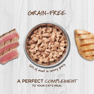 Show full view: Instinct Healthy Cravings Variety Pack Grain-Free Wet Cat Food Topper, 3-oz pouch, bundle of 24  slide 4 of 11