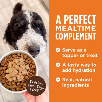 Show full view: Instinct Healthy Cravings Real Beef Recipe in Savory Gravy Grain-Free Wet Dog Food Topper, 3-oz pouch, case of 24 slide 5 of 12
