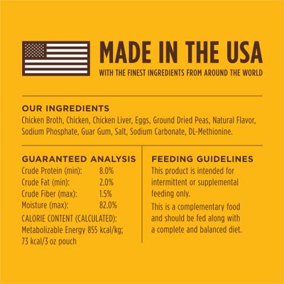 Show full view: Instinct Healthy Cravings Real Chicken Recipe in Savory Gravy Grain-Free Wet Dog Food Topper, 3-oz pouch, case of 24 slide 9 of 12