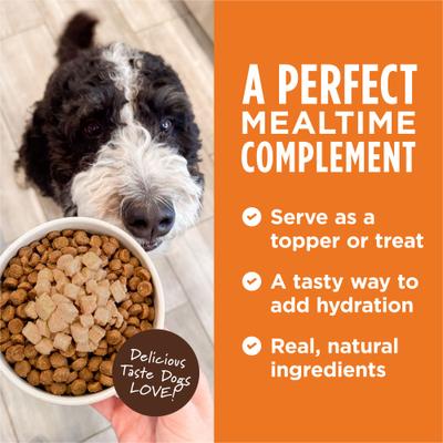 Show full view: Instinct Healthy Cravings Real Lamb Recipe in Savory Gravy Grain-Free Wet Dog Food Topper, 3-oz pouch, case of 24 slide 5 of 11