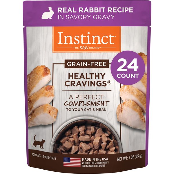 INSTINCT Minced Real Rabbit Recipe in Savory Gravy Grain-Free Minced ...
