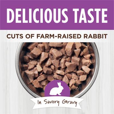 Show full view: Instinct Healthy Cravings Real Rabbit Recipe in Savory Gravy Grain-Free Wet Cat Food Topper, 3-oz pouch, case of 24 slide 4 of 12