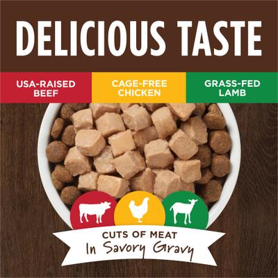 Show full view: Instinct Healthy Cravings Variety Pack Grain-Free Wet Dog Food Topper, 3-oz pouch, case of 12 slide 3 of 11