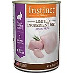 Instinct Limited Ingredient Diet Adult Grain-Free Real Rabbit Recipe Wet Dog Food, 13.2-oz can, case of 6