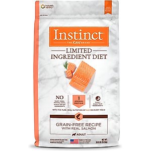 Instinct Limited Ingredient Diet Adult Grain-Free Real Salmon Recipe Dry Dog Food, 20-lb bag