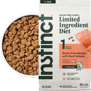 Instinct Limited Ingredient Diet Adult Grain-Free Real Salmon Recipe Dry Dog Food, 20-lb bag