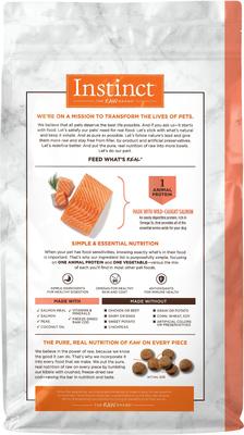 Show full view: Instinct Limited Ingredient Diet Adult Grain-Free Real Salmon Recipe Dry Dog Food, 4-lb bag slide 3 of 12