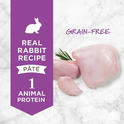 Show full view: Instinct Limited Ingredient Diet Real Rabbit Recipe Grain-Free Pate Wet Cat Food, 5.5-oz can, bundle of 24  slide 4 of 13