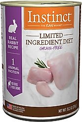 Instinct Limited Ingredient Diet Grain-Free Real Rabbit Recipe Wet Canned Dog Food, 13.2-oz can, bundle of 12 