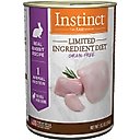 Instinct Limited Ingredient Diet Grain-Free Real Rabbit Recipe Wet Canned Dog Food, 13.2-oz, case of 12