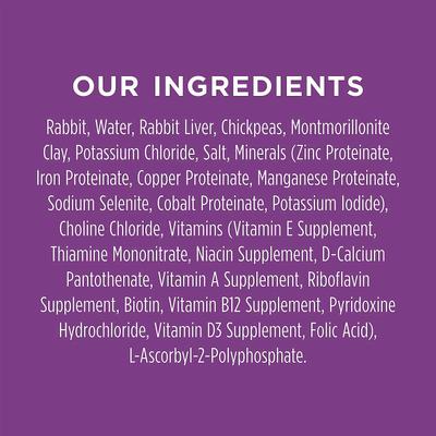 Show full view: Instinct Limited Ingredient Diet Grain-Free Real Rabbit Recipe Wet Canned Dog Food, 13.2-oz can, bundle of 12  slide 5 of 12