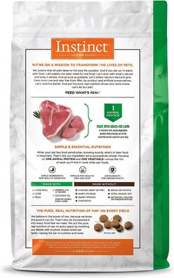 Show full view: Instinct Limited Ingredient Diet Grain-Free Recipe with Real Lamb Freeze-Dried Raw Coated Dry Dog Food, 20-lb bag + Instinct Raw Boost Puppy Whole Grain Real Chicken & Brown Rice Recipe Freeze-Dried Raw Coated Dry Dog Food, 4.5-lb bag slide 3 of 6