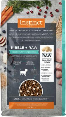 Show full view: Instinct Limited Ingredient Diet Grain-Free Recipe with Real Lamb Freeze-Dried Raw Coated Dry Dog Food, 20-lb bag + Instinct Raw Boost Puppy Whole Grain Real Chicken & Brown Rice Recipe Freeze-Dried Raw Coated Dry Dog Food, 4.5-lb bag slide 5 of 6