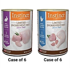 Instinct Limited Ingredient Diet Real Rabbit + Real Turkey Recipe Wet Canned Dog Food