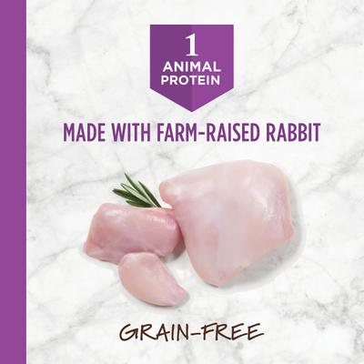 Show full view: Instinct Limited Ingredient Diet Real Rabbit Recipe Grain-Free Dry Cat Food, 4.5-lb bag slide 4 of 13