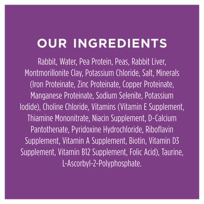 Show full view: Instinct Limited Ingredient Diet Real Rabbit Recipe Grain-Free Pate Wet Cat Food, 3-oz can, case of 24 slide 7 of 13