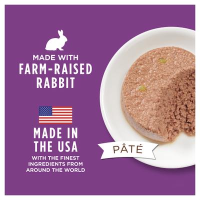 Show full view: Instinct Limited Ingredient Diet Real Rabbit Recipe Grain-Free Pate Wet Cat Food, 5.5-oz can, case of 12 slide 5 of 13