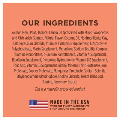 Show full view: Instinct Limited Ingredient Diet Real Salmon Recipe Grain-Free Dry Cat Food, 4.5-lb bag slide 7 of 13