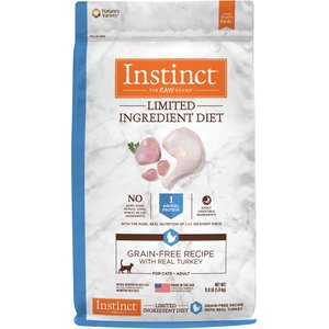 Instinct Limited Ingredient Diet Real Turkey Recipe Grain-Free Dry Cat Food, 11-lb bag