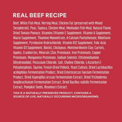 Show full view: Instinct Original Adult Grain-Free Real Beef Recipe Dry Dog Food, 20-lb bag slide 8 of 12