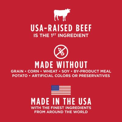 Show full view: Instinct Original Adult Grain-Free Real Beef Recipe Dry Dog Food, 20-lb bag slide 6 of 13