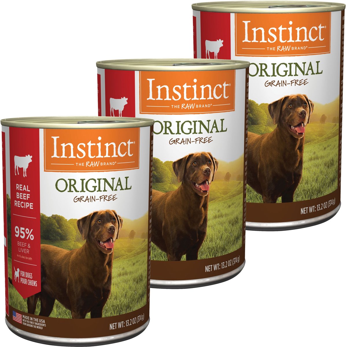 Instinct by Nature's Variety Ultimate Protein Grain-Free USA-Raised Beef Recipe Wet Dog Food Topper