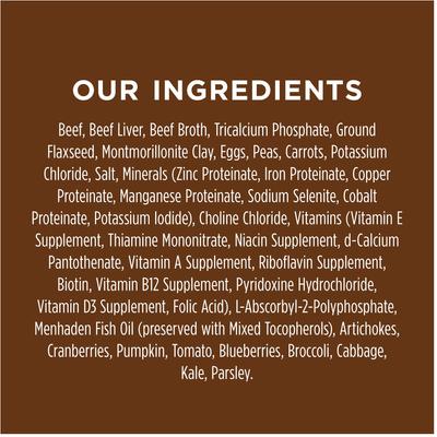 Show full view: Instinct Original Adult Grain-Free Real Beef Recipe Wet Dog Food, 13.2-oz can, bundle of 18  slide 7 of 12